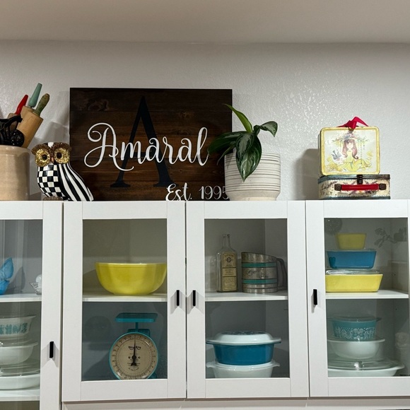 Vintage 1950s Thermos Corsage Flower Metal Lunchbox – Blue Floral Design - Picture 10 of 13